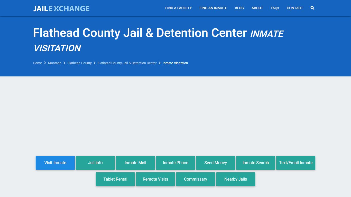 Flathead County Jail & Detention Center Inmate Visitation