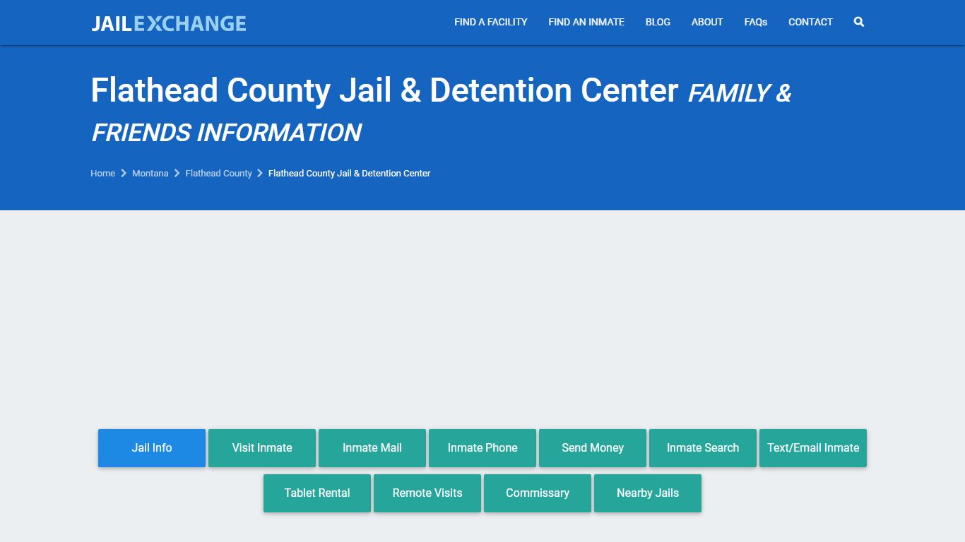 Flathead County Jail & Detention Center MT | Booking, Visiting, Calls ...